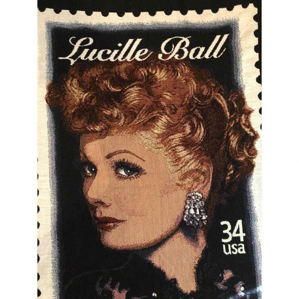 Lucille Ball 2001 USPS Stamp Wall Hanging Tapestry The Rug Barn 40